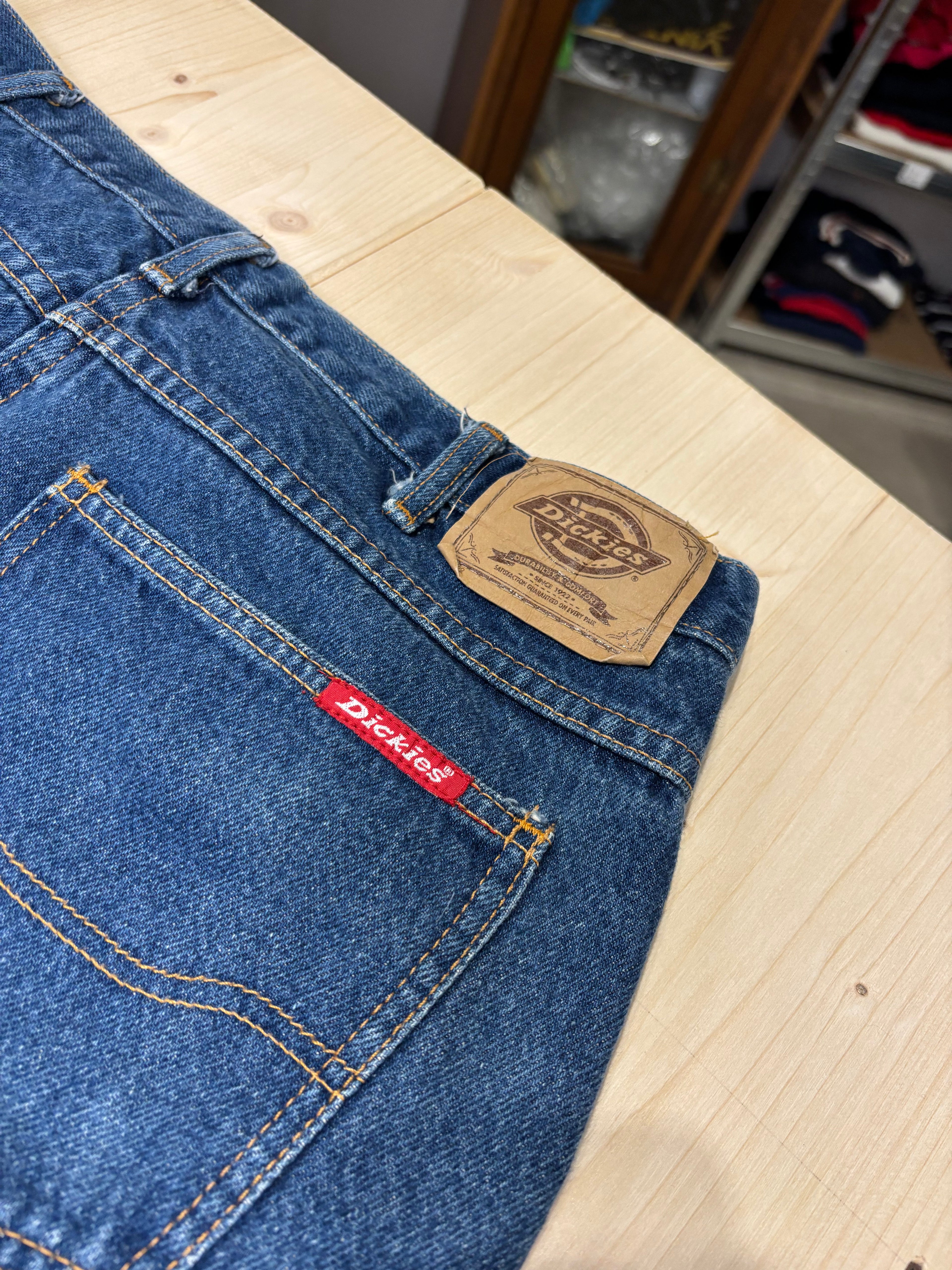 Dickies Vintage Blue Denim Jeans Straight Leg