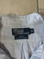 Polo Ralph Lauren Micro Check Shirt Light Blue