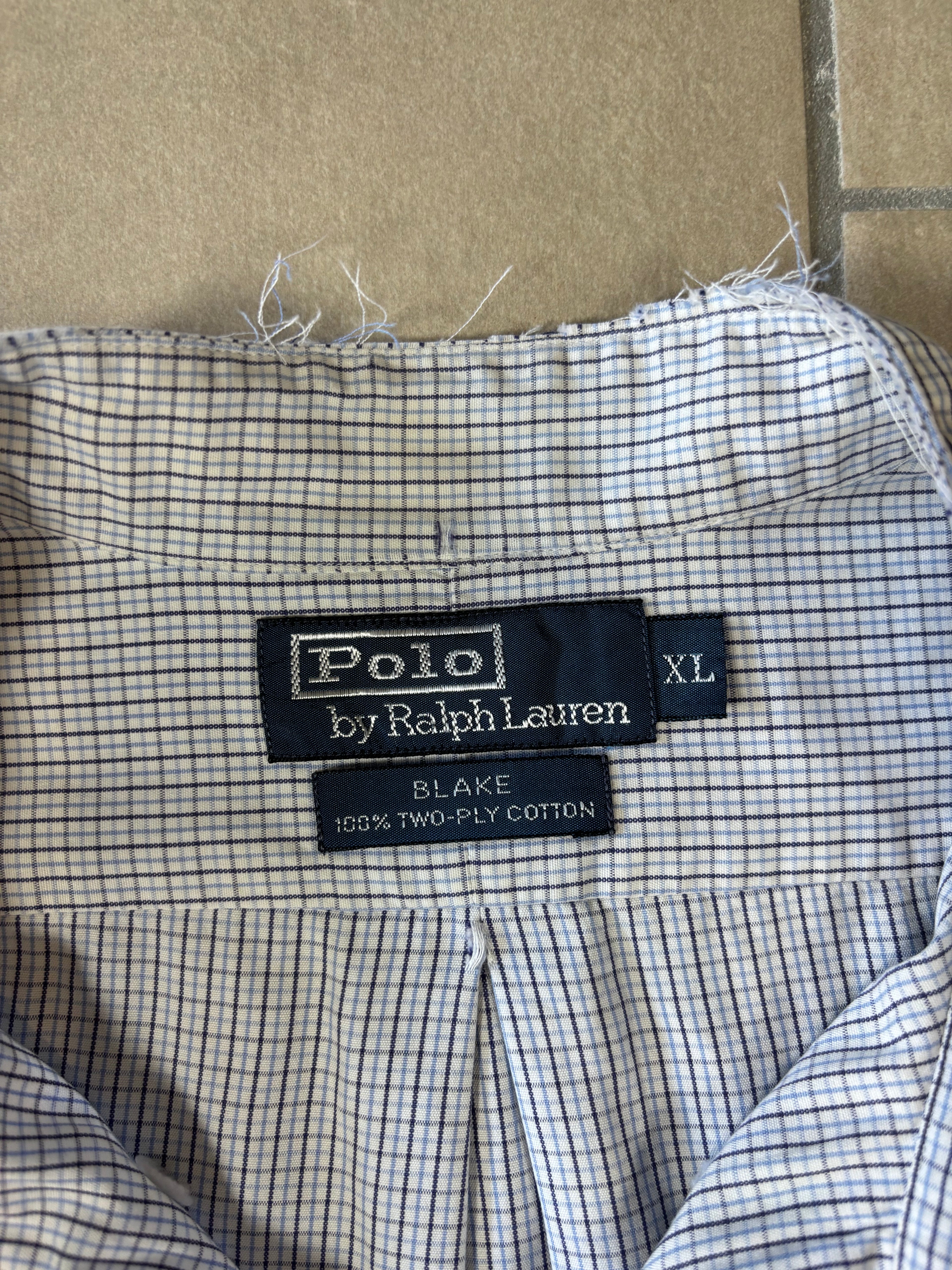 Polo Ralph Lauren Micro Check Shirt Light Blue
