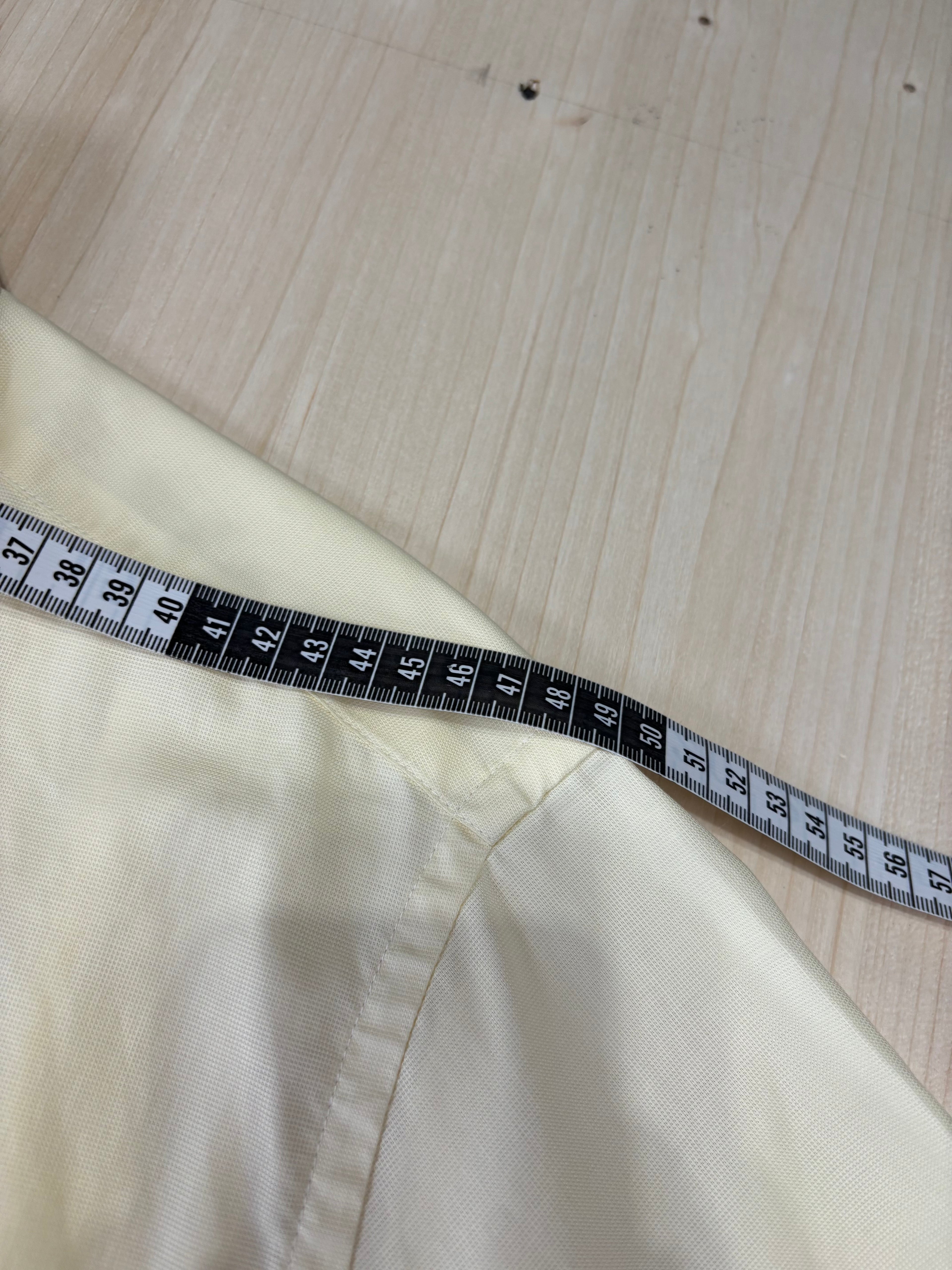 Camicia Unisex Biaggini Gialla a Manica Corta Vintage
