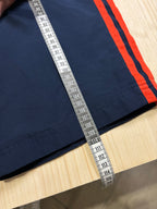 Adidas Vintage Track Pants Blu Navy Rosso Loose Fit