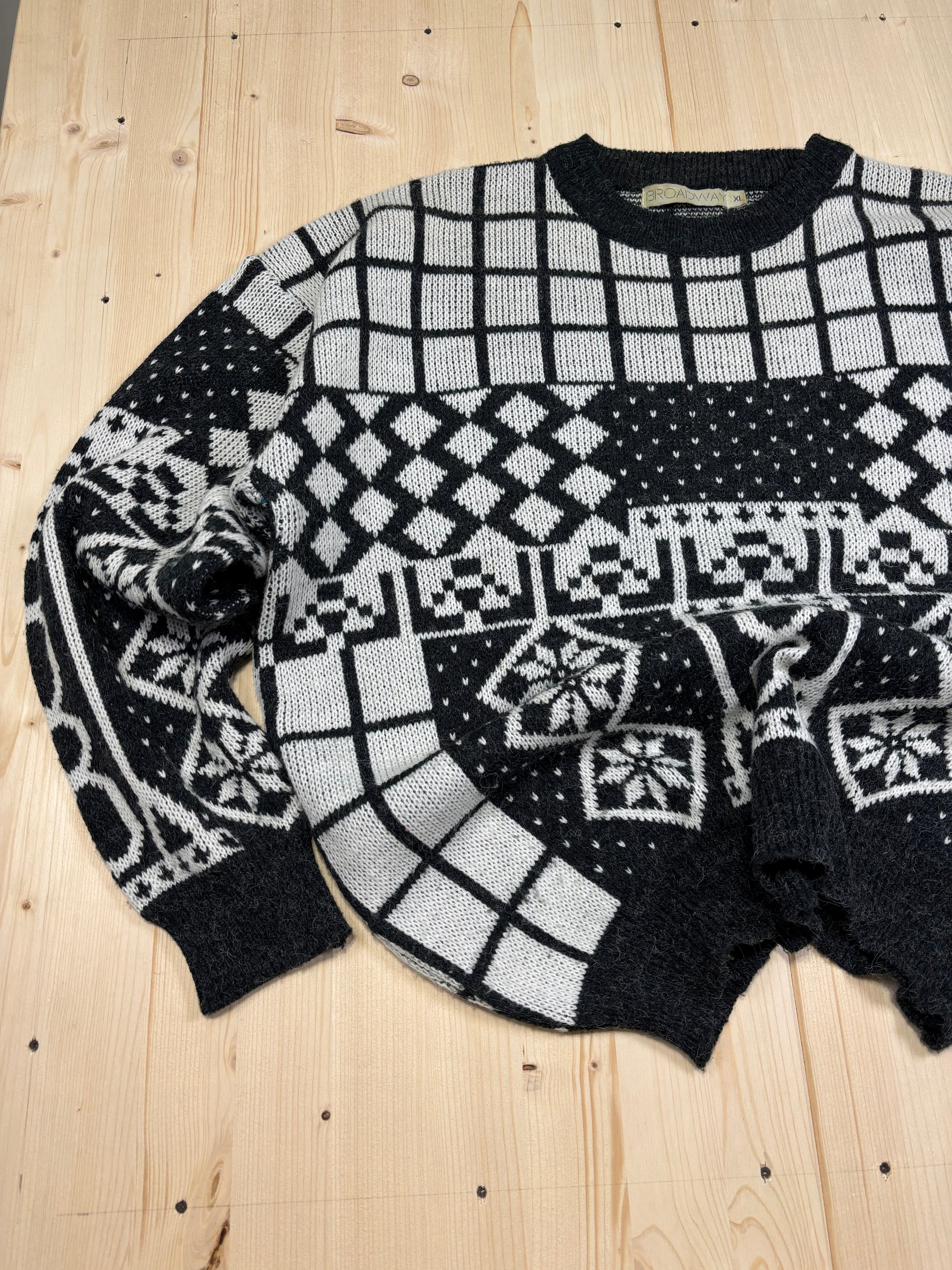 Maglione Vintage 90s Jacquard