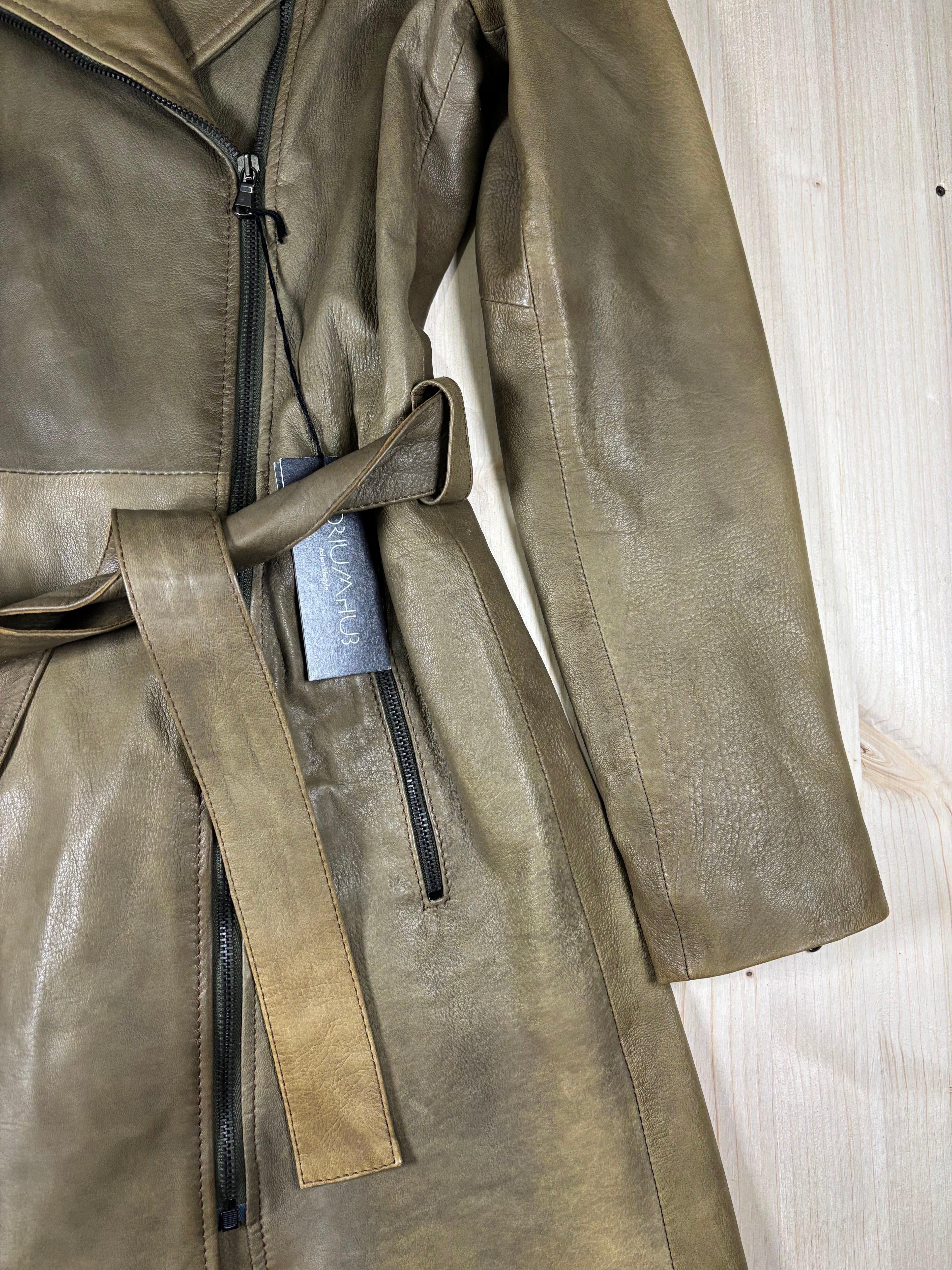 Cappotto 100% Pelle Nappa