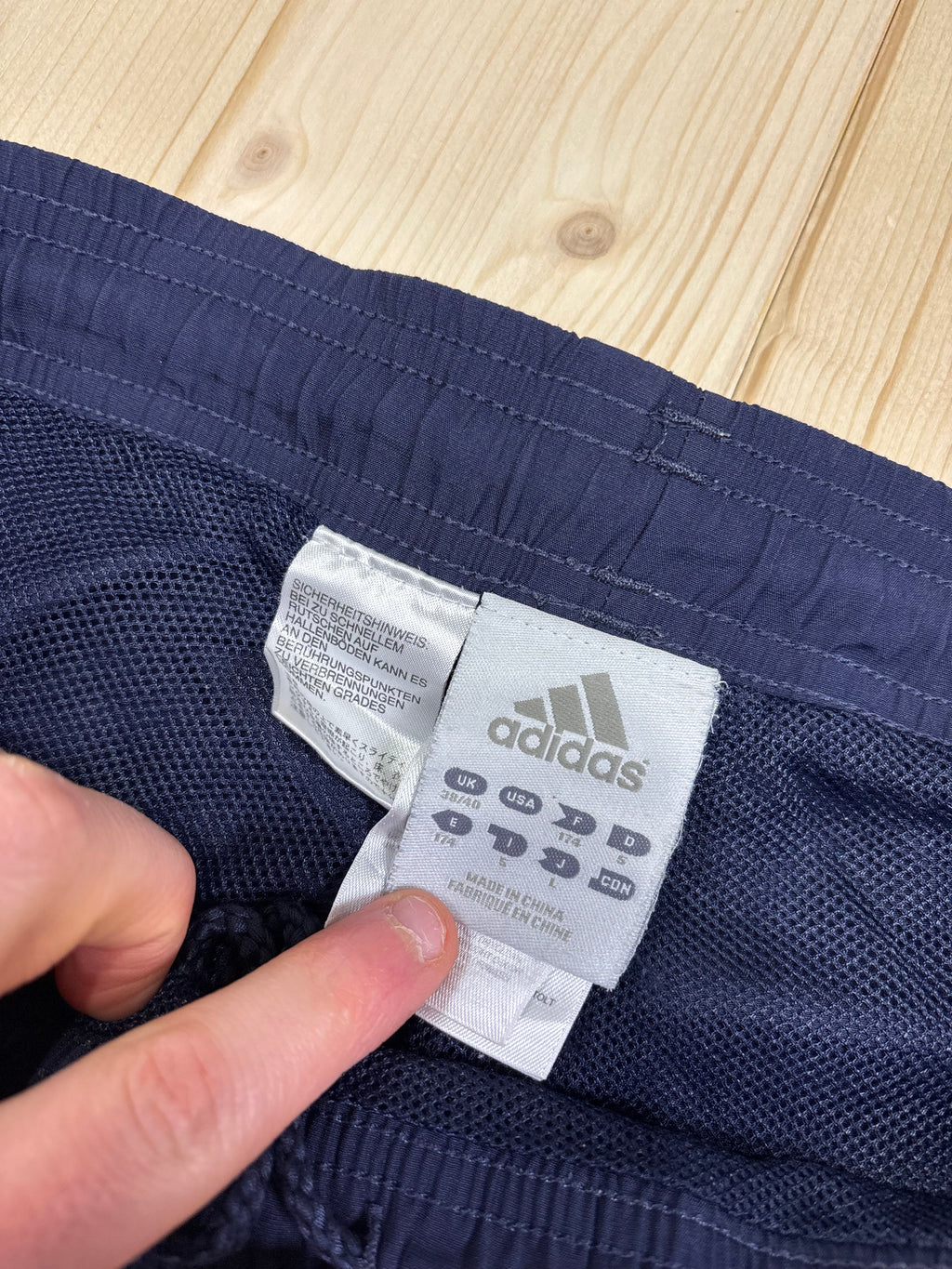 Adidas Real Madrid Vintage Track Pants Blu Navy