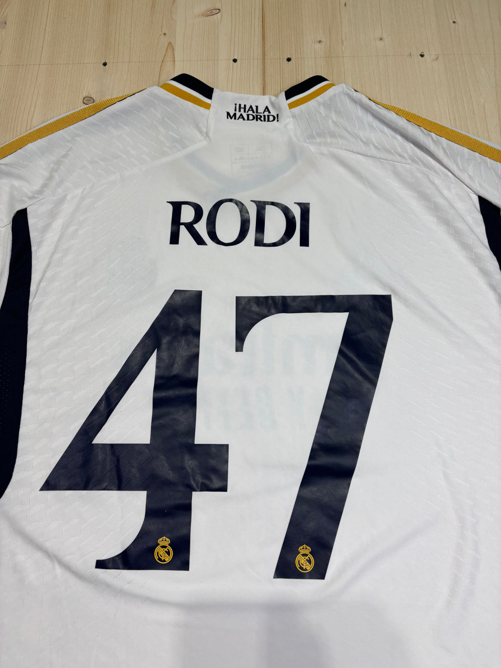 Maglia Real Madrid Home 2023/24 Adidas Rodi 47 Personalizzata