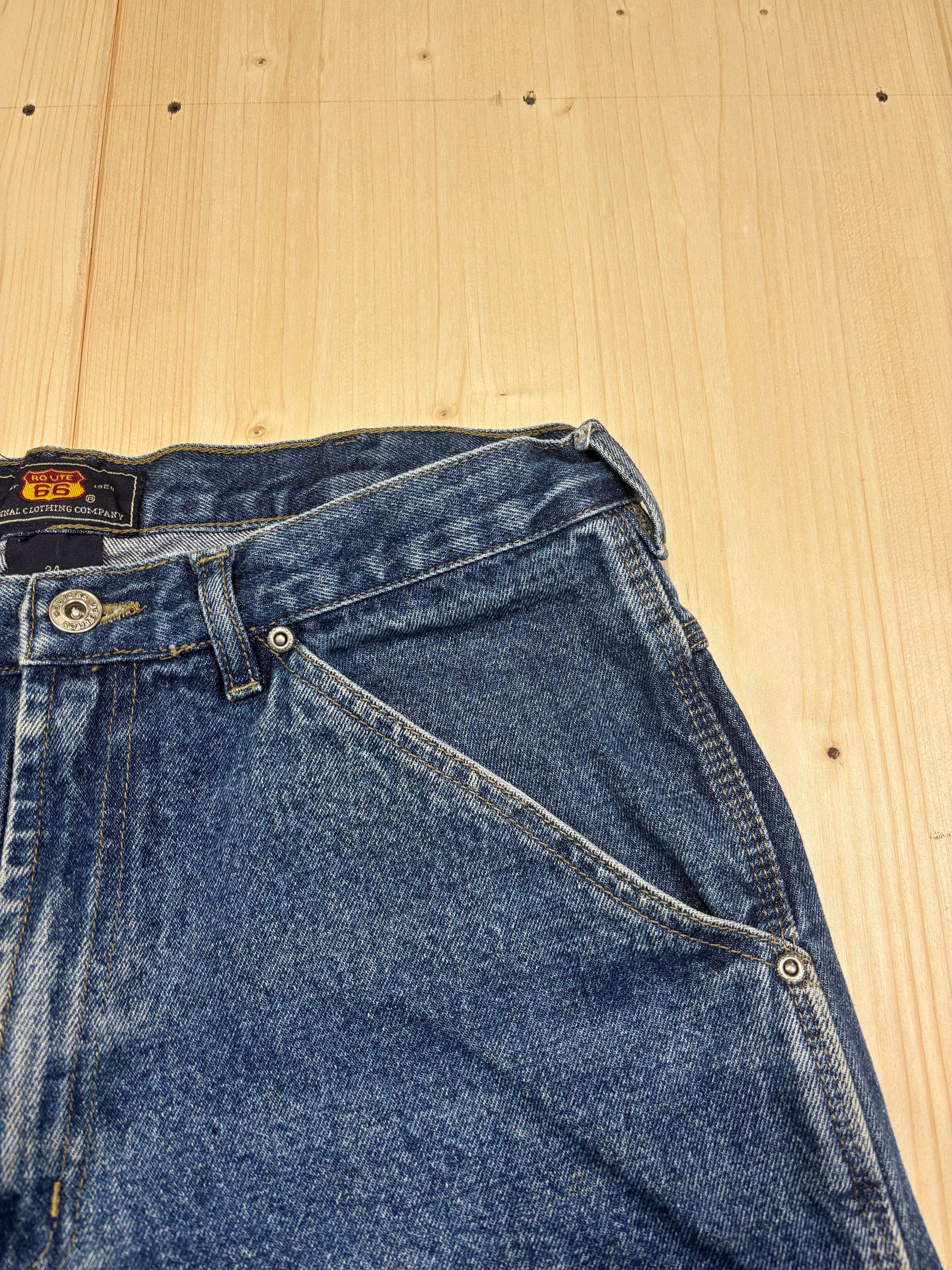 Baggy Jeans “Route 66” Y2K Vintage