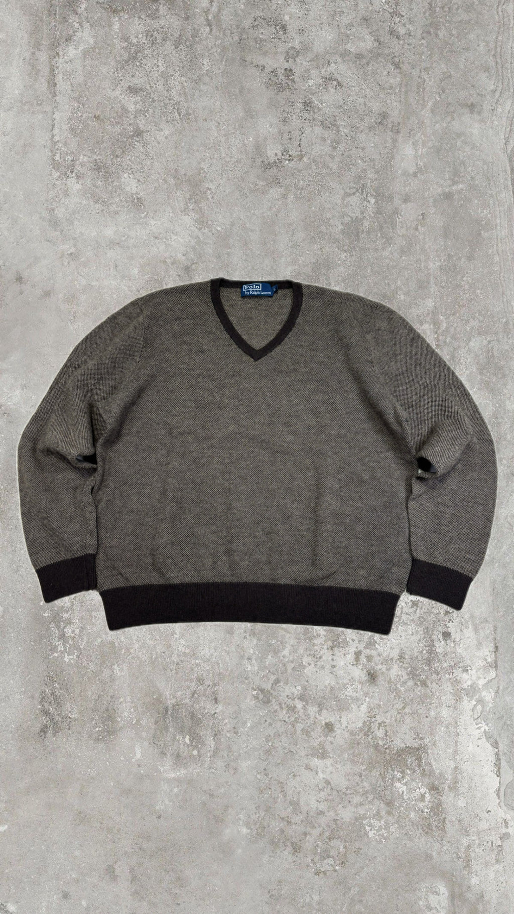 Polo Ralph Lauren V-Neck Knit Sweater - Brown