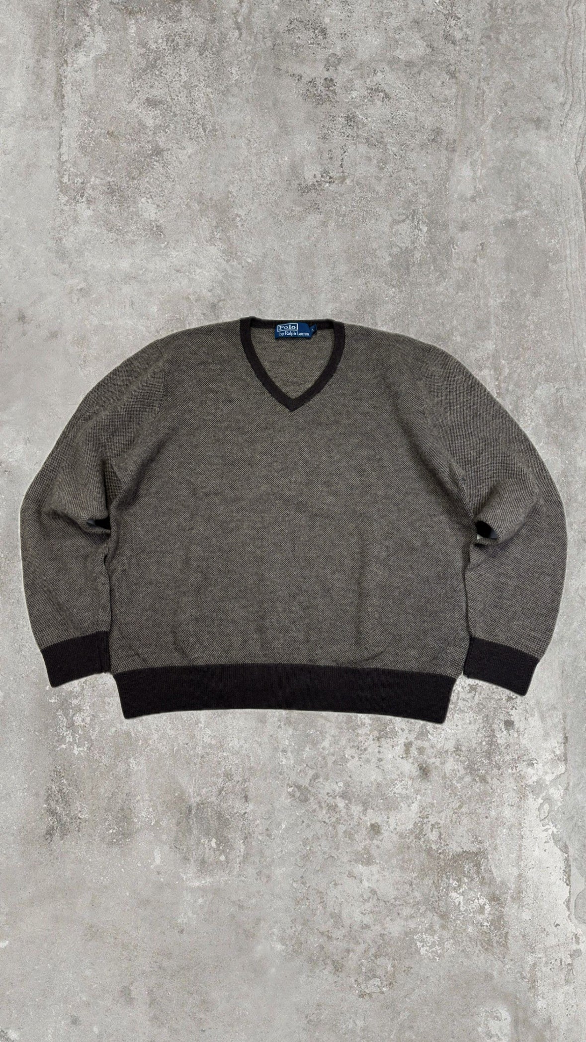 Polo Ralph Lauren V-Neck Knit Sweater - Brown