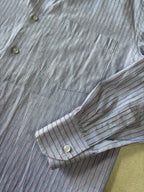 Striped Long Sleeve Shirt Blue & Red