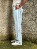 Reebok Vintage Blue Wide Leg Track Pants