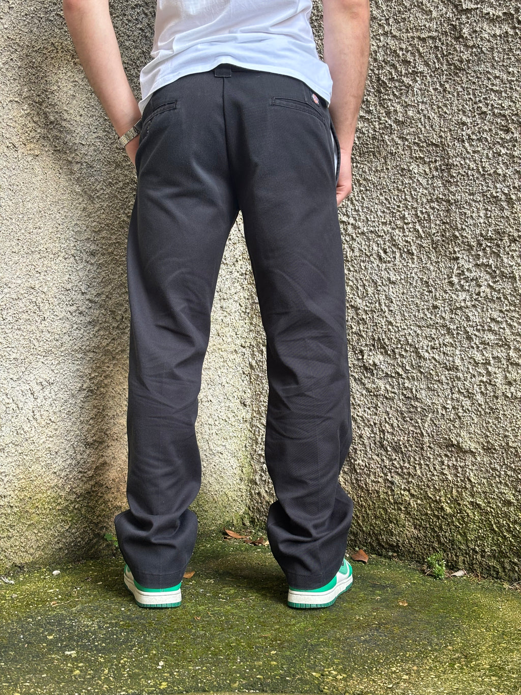 Dickies Black Slim Straight Work Pants