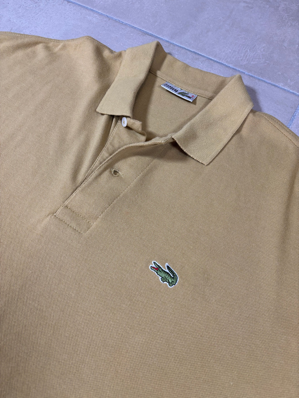 Lacoste Mustard Polo Shirt