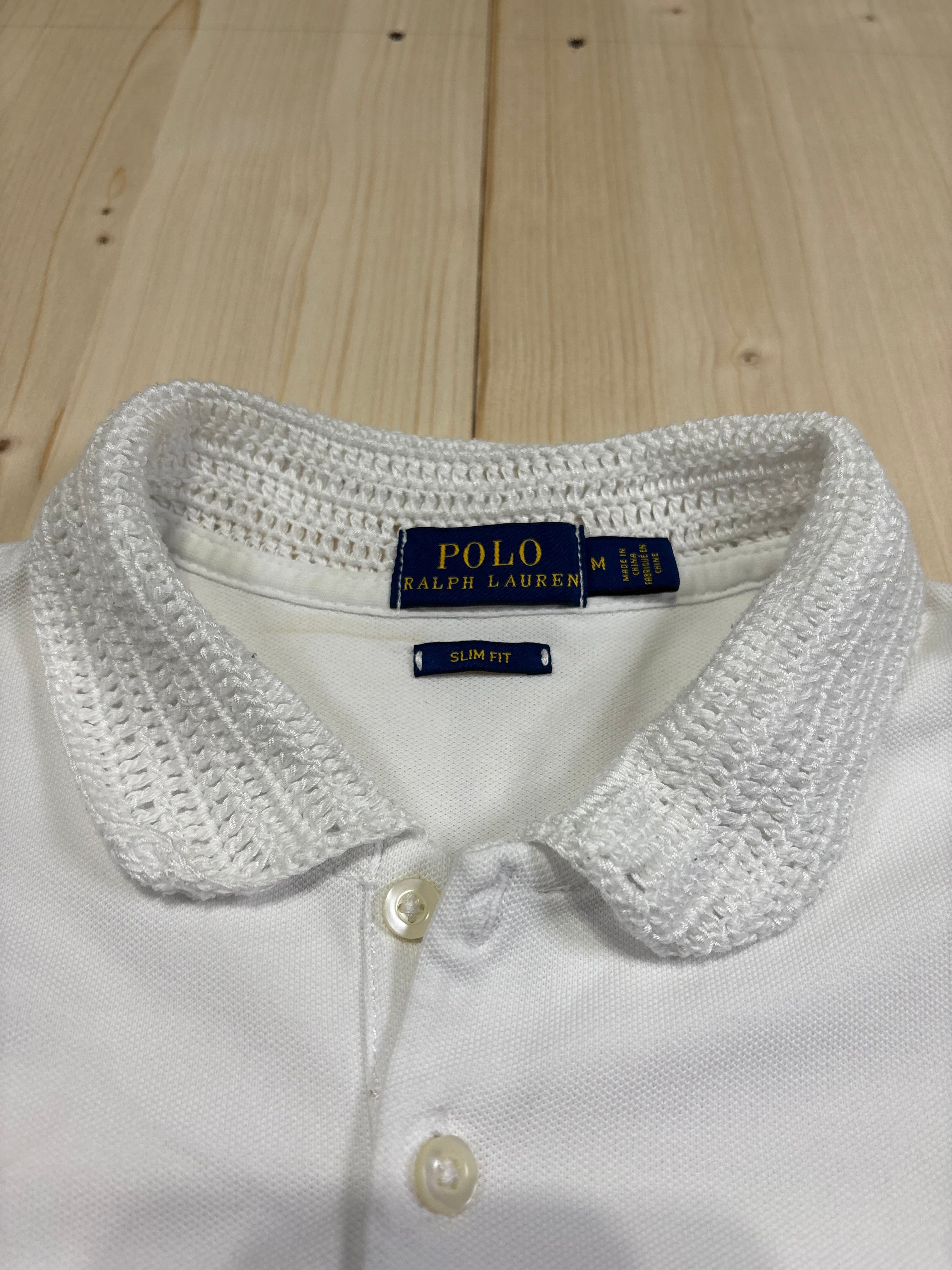 Polo Classica Ralph Lauren Bianca - Edizione Speciale Colletto Crochet / Uncinetto