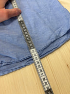 Camicia Unisex Uniqlo Azzurra in Lino Vintage