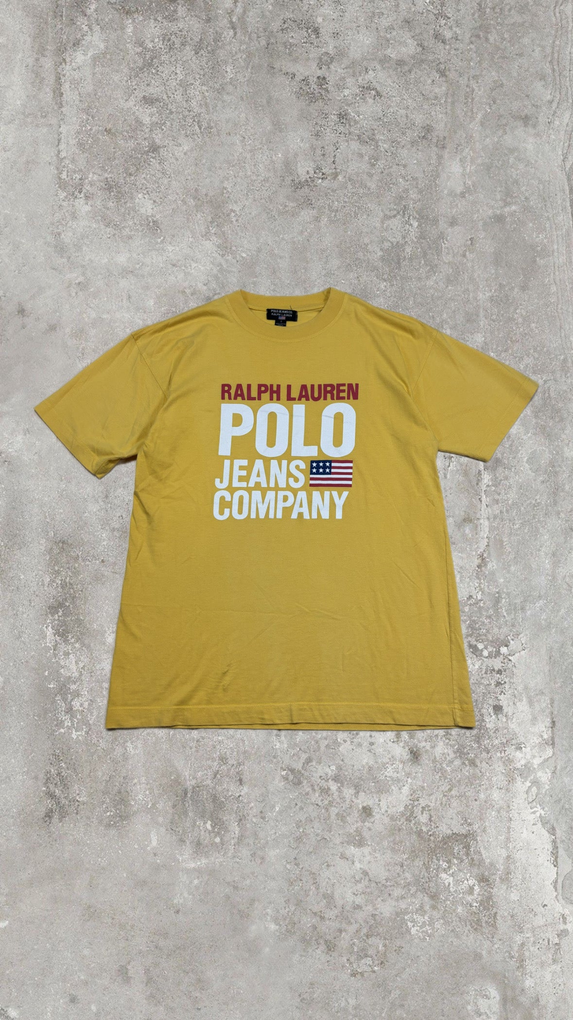 Polo Ralph Lauren Jeans Company Logo T-Shirt Yellow