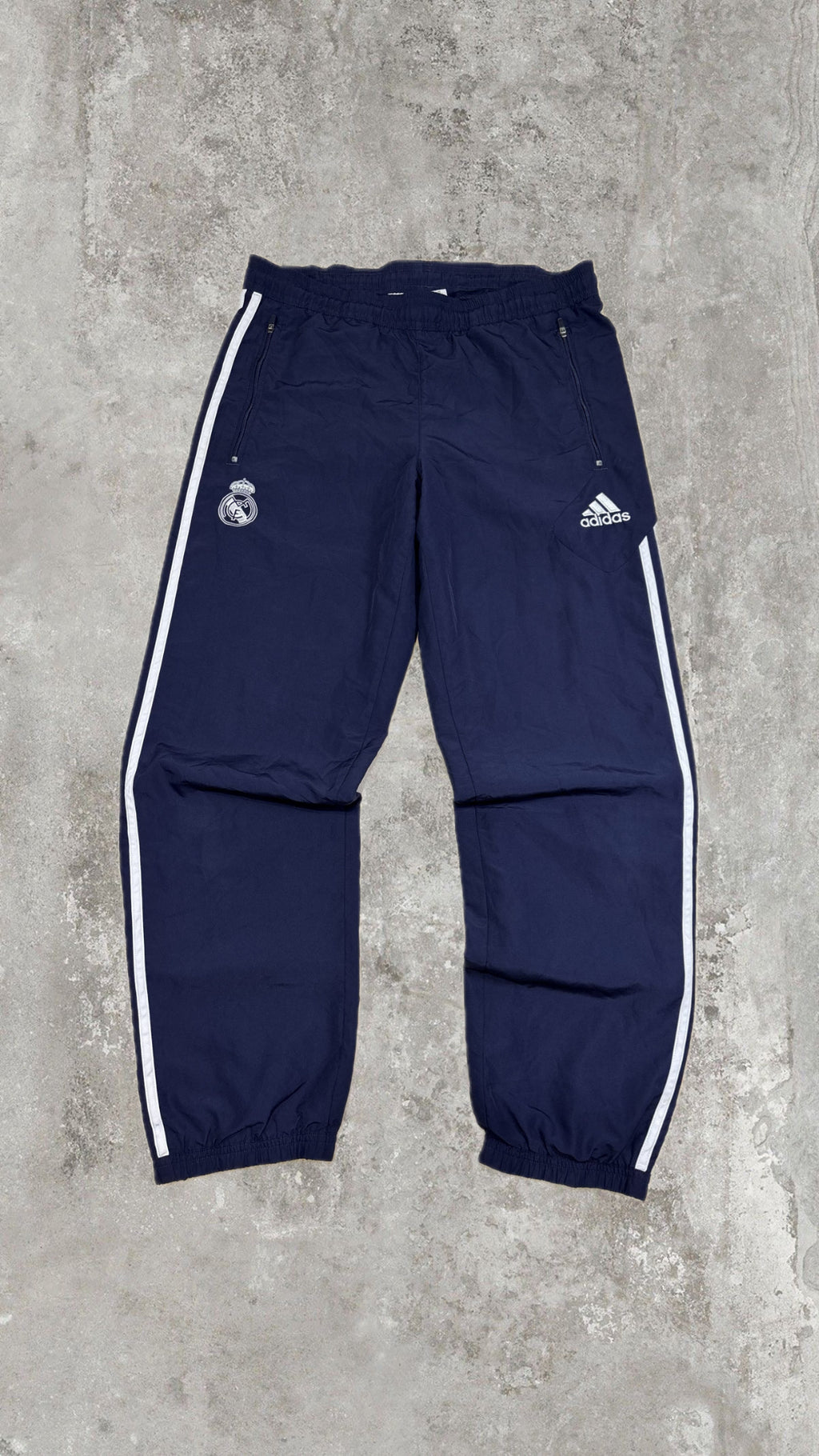 Adidas Real Madrid Vintage Track Pants Blu Navy