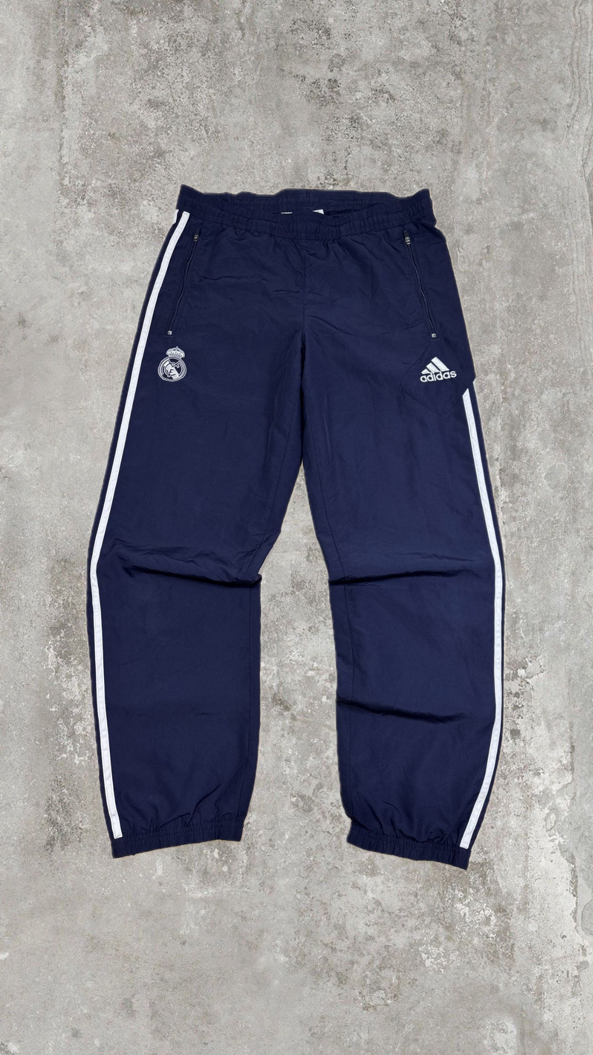 Adidas Real Madrid Vintage Track Pants Blu Navy