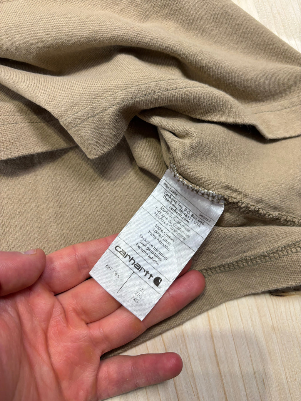 Carhartt Pocket T-Shirt Taupe