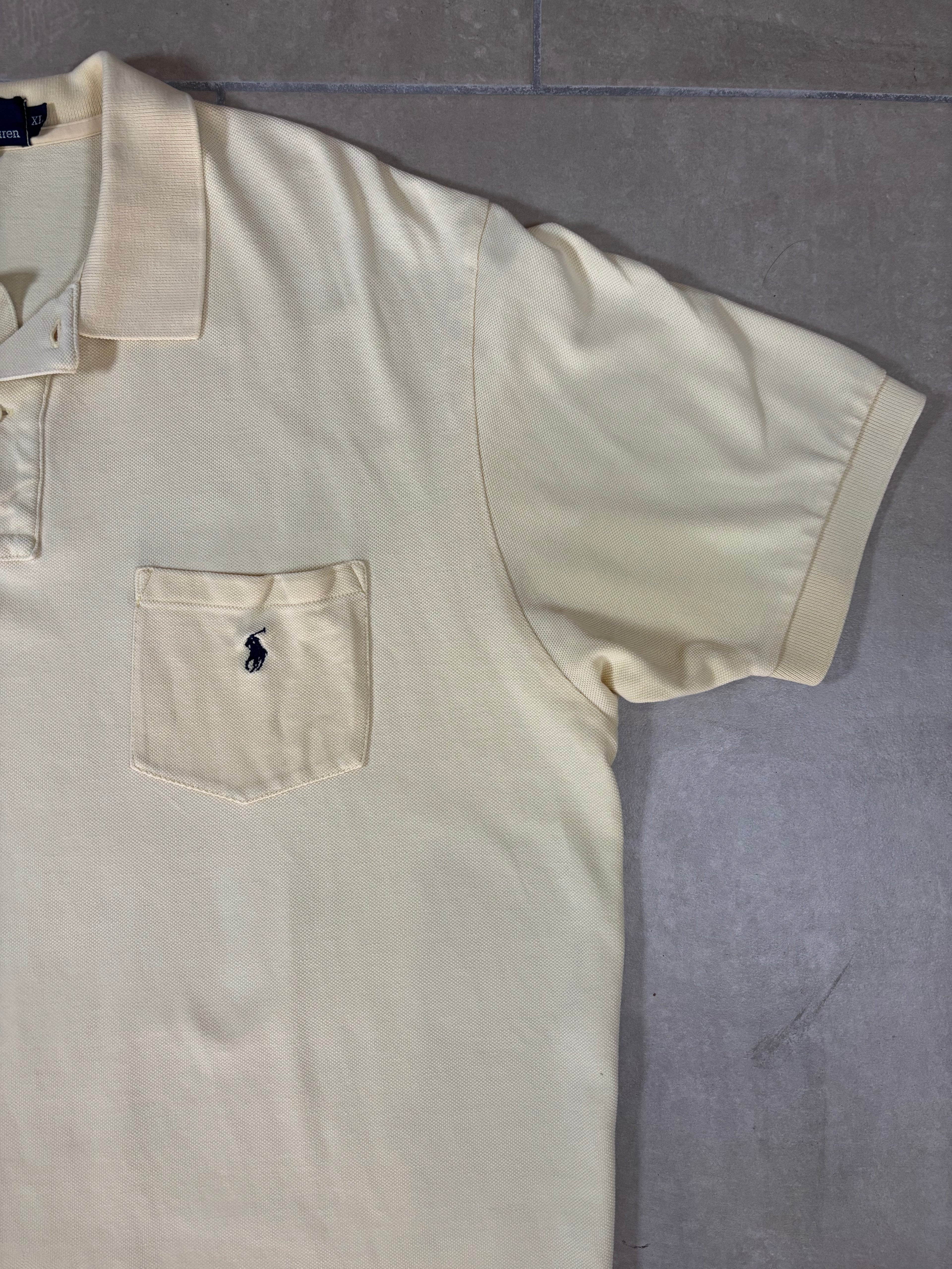 Polo Ralph Lauren Pocket Polo Shirt Cream