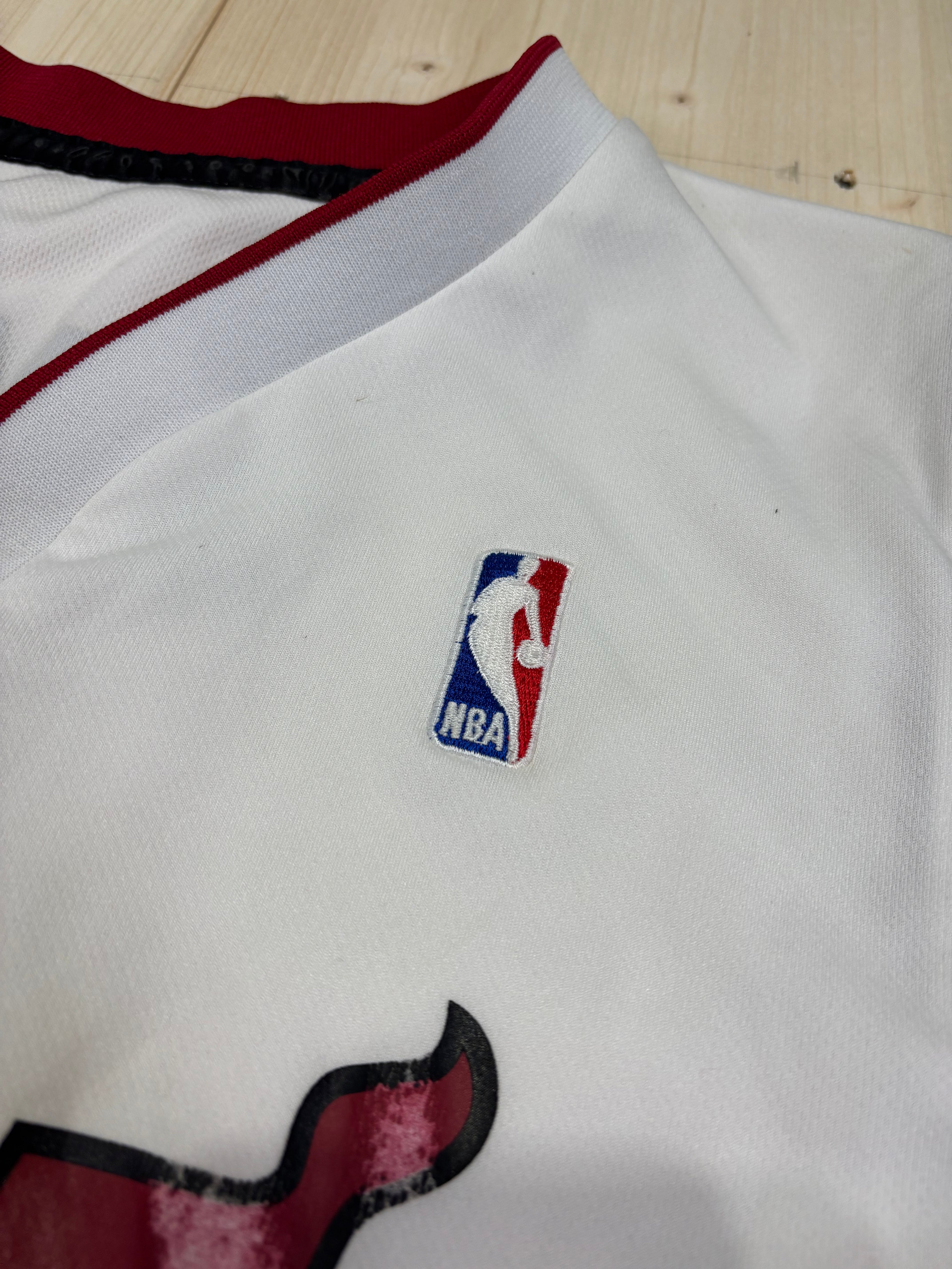 Miami Heat LeBron James #6 White NBA Jersey
