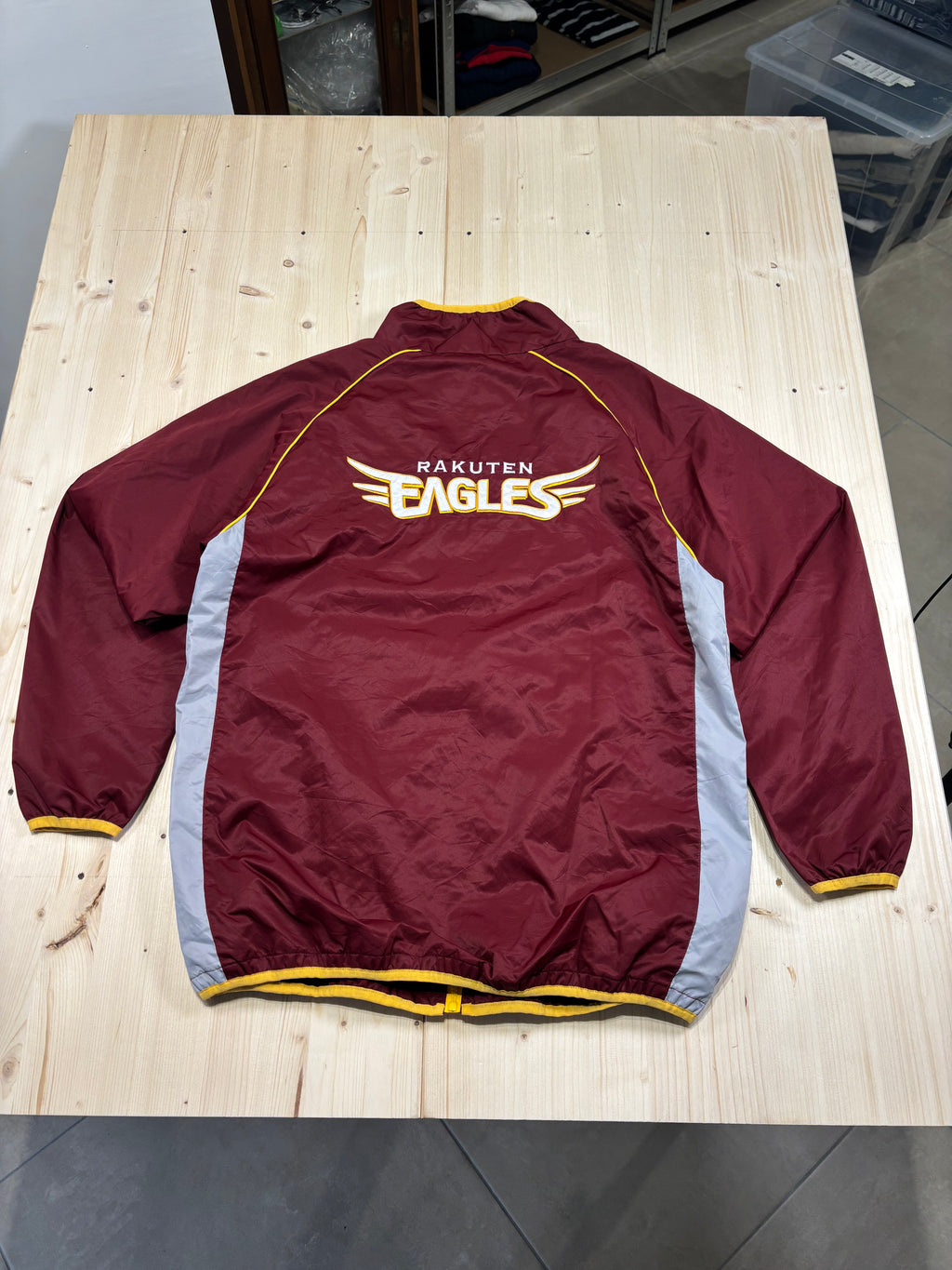 Rakuten Eagles Burgundy Full Zip Track Jacket