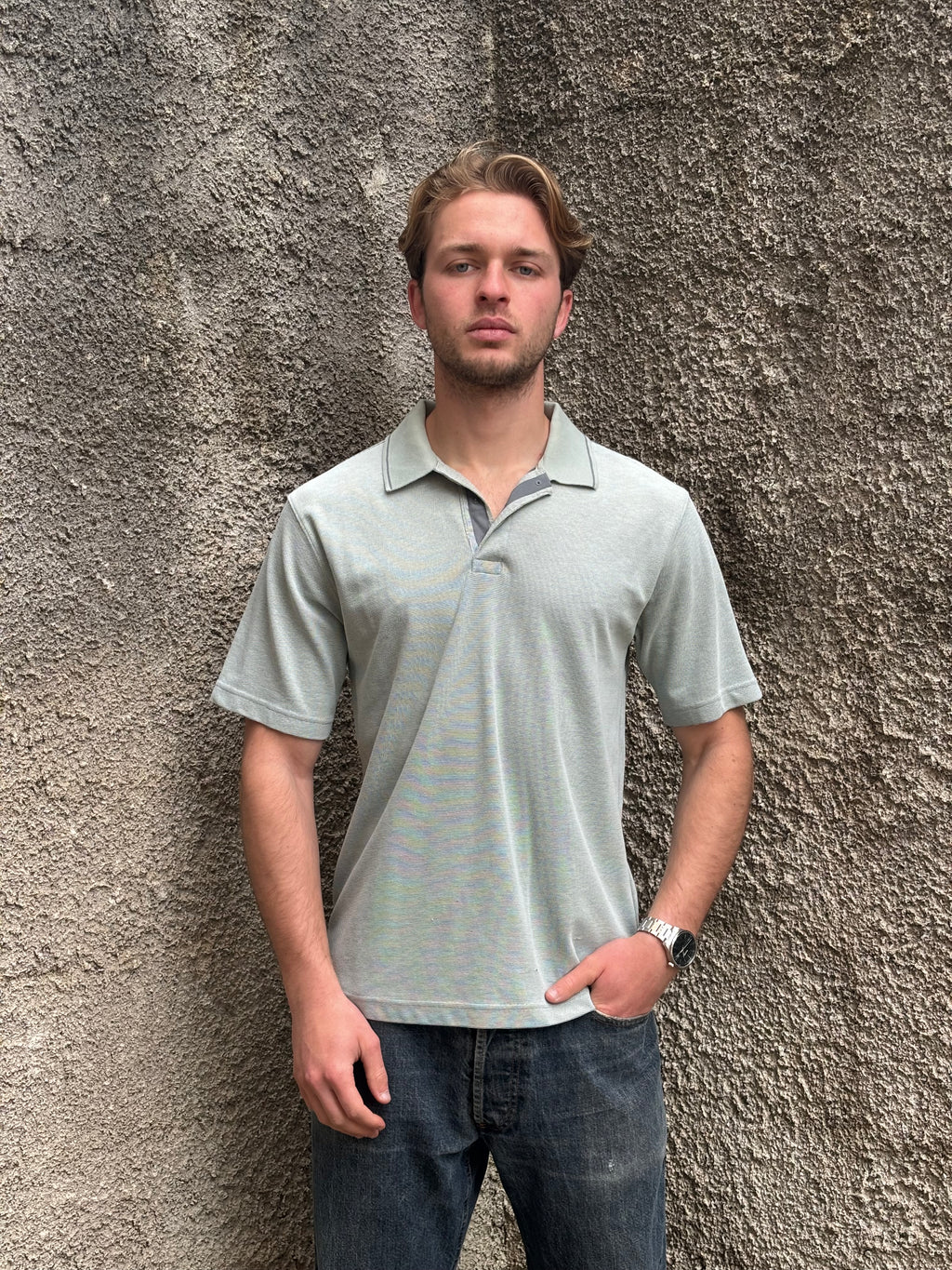Polo Patagonia Uomo Grigio Chiaro – Regular Fit