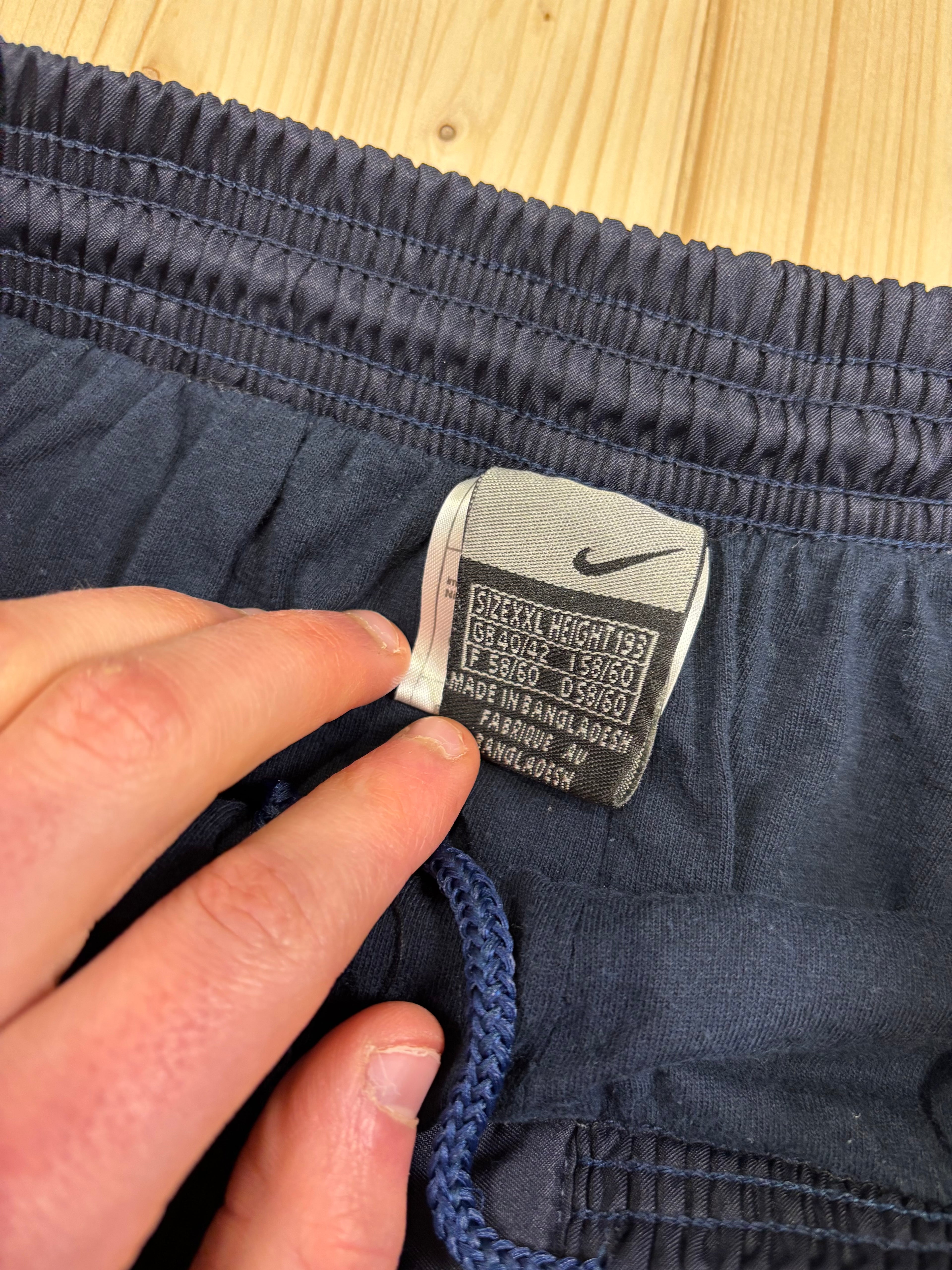 Nike Vintage Track Pants Blu Navy Loose Fit