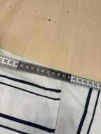 Polo Lacoste Uomo Bianca a Righe Blu con Logo Ricamato