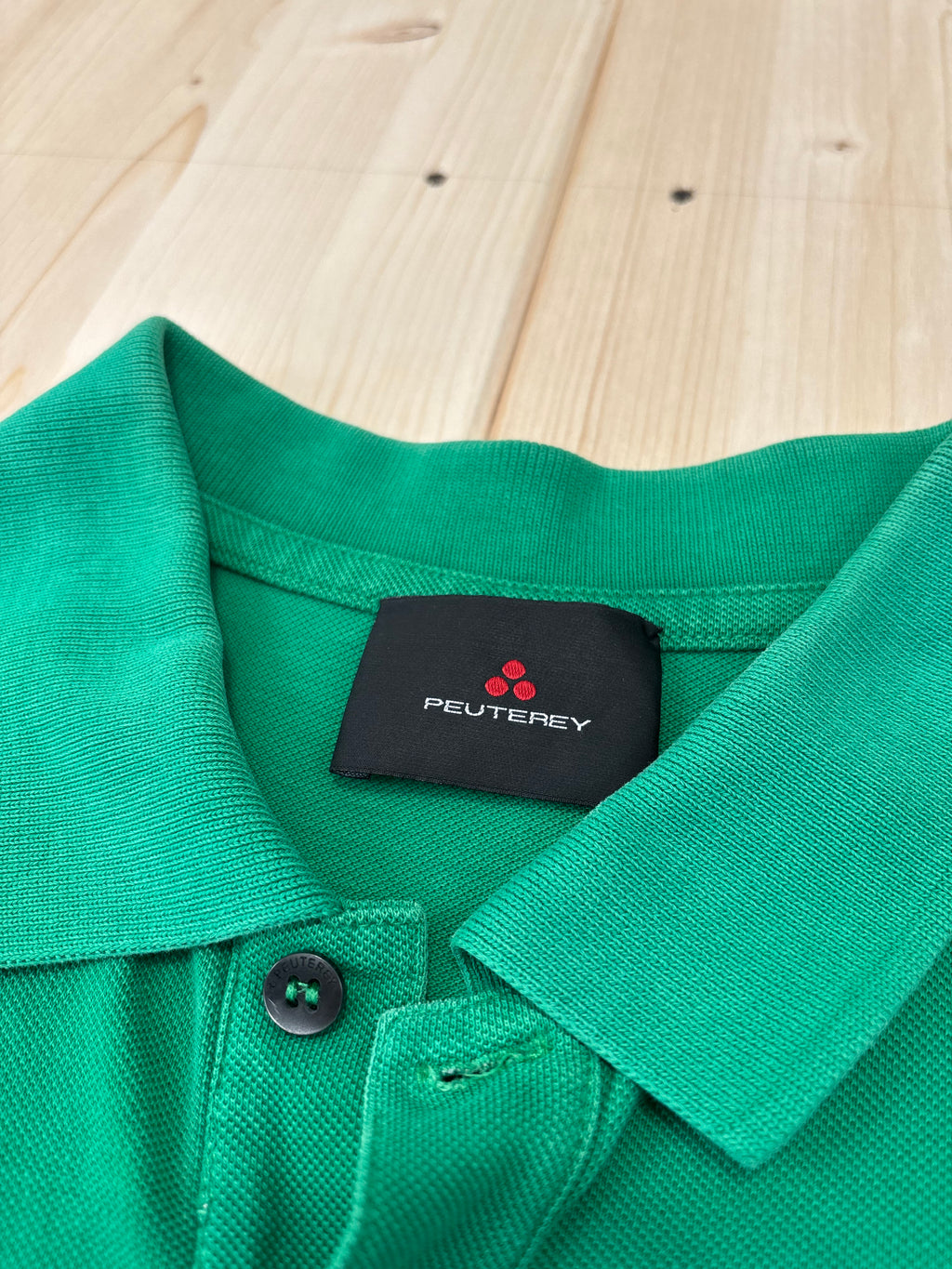 Polo Peuterey Uomo Verde con Logo Ricamato – Regular Fit