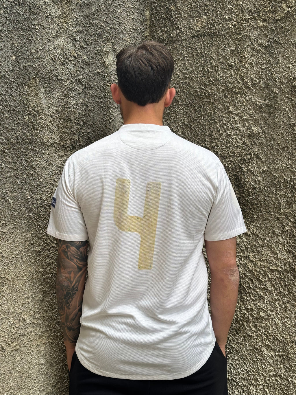 Maglia Nazionale Portogallo Away Euro 2012 Nike #4 Bianca