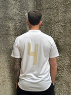 Maglia Nazionale Portogallo Away Euro 2012 Nike #4 Bianca