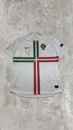 Maglia Nazionale Portogallo Away Euro 2012 Nike #4 Bianca