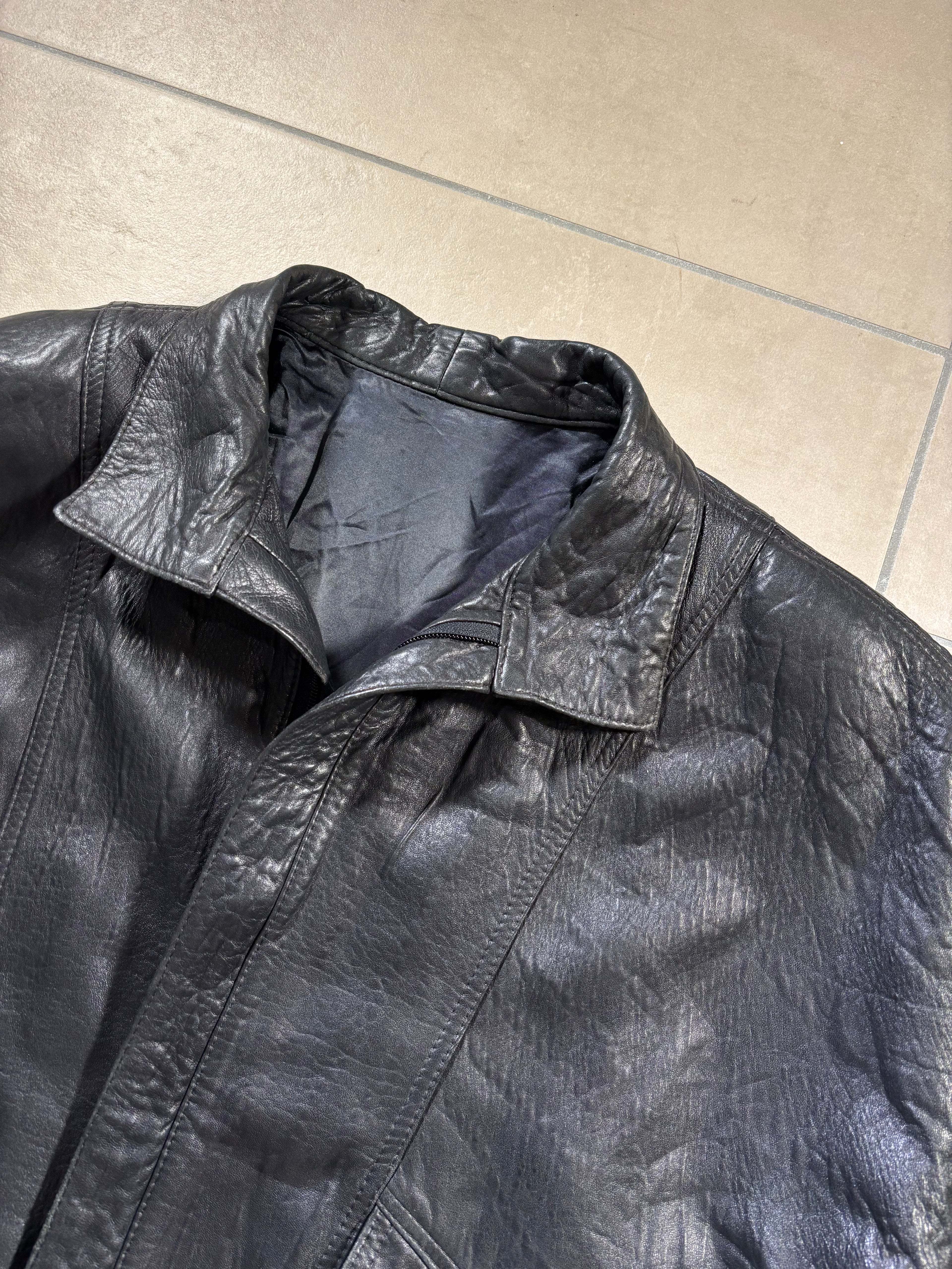 Leather Bomber 80s Vintage