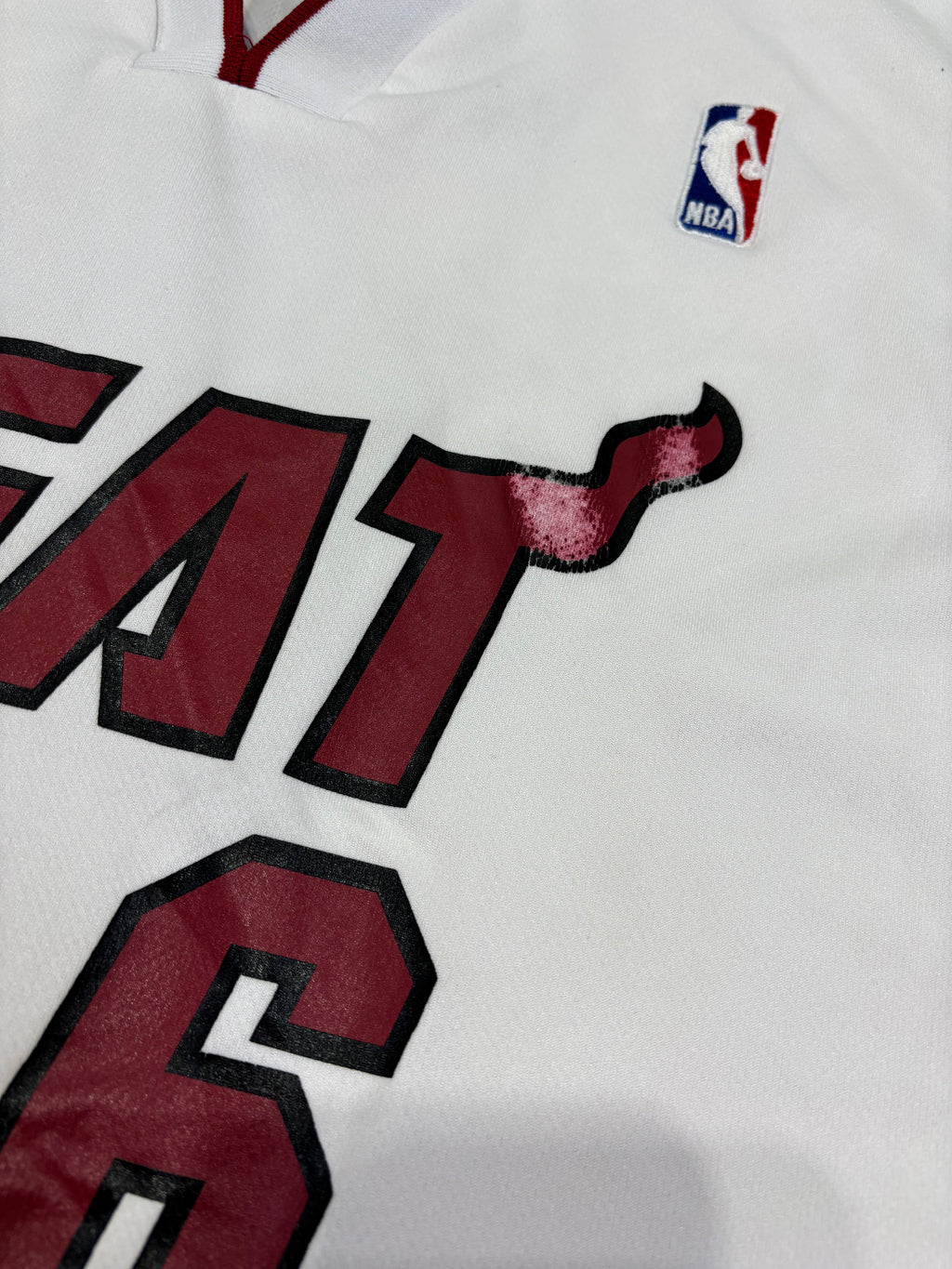 Miami Heat LeBron James #6 White NBA Jersey
