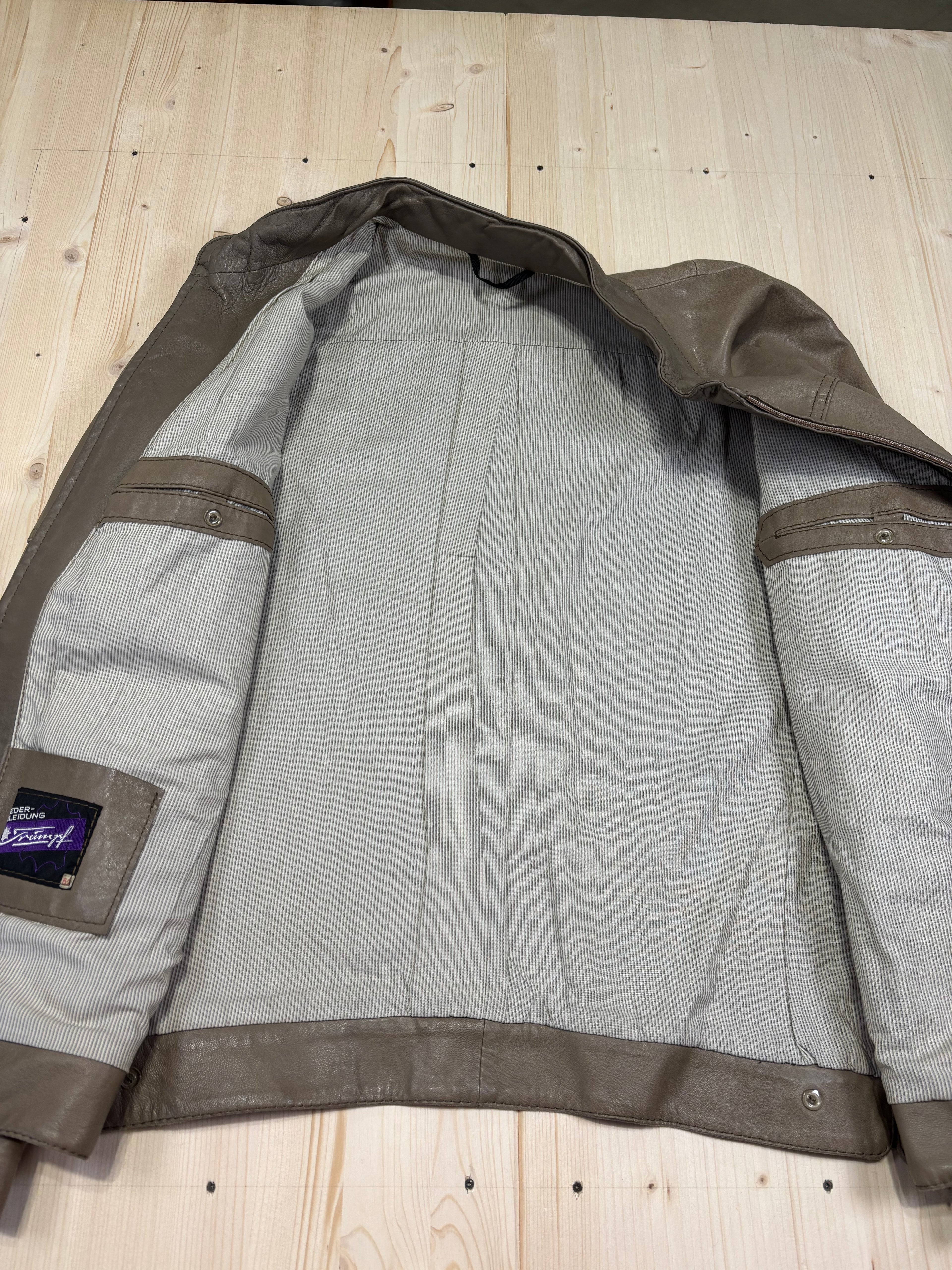 Giubbotto Vintage in Pelle Artigianale - Made in German