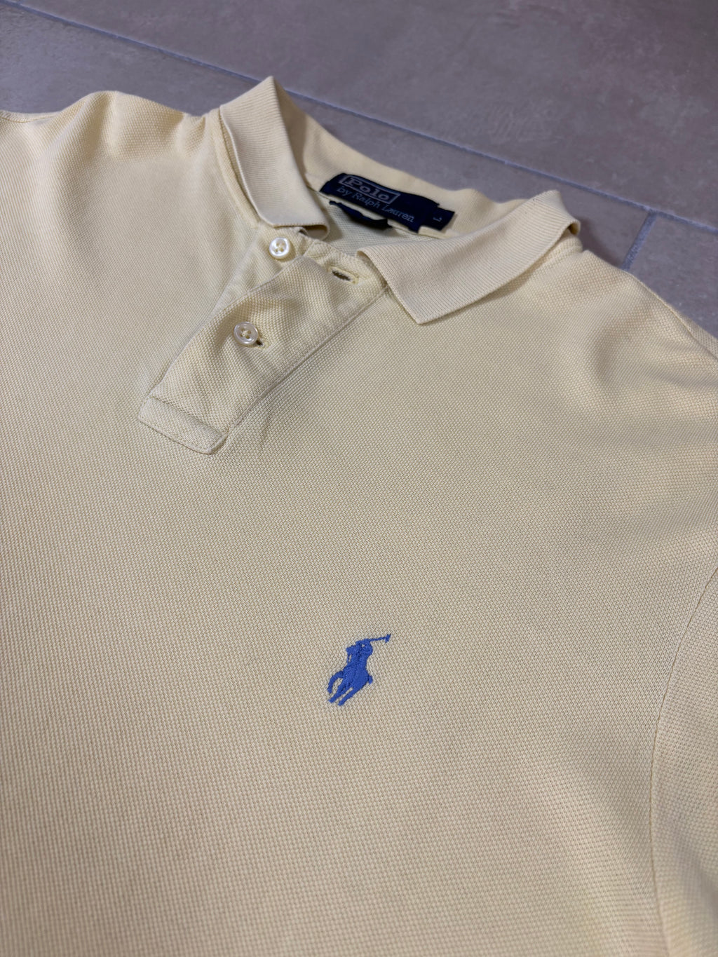Polo Ralph Lauren Pale Yellow Polo Shirt