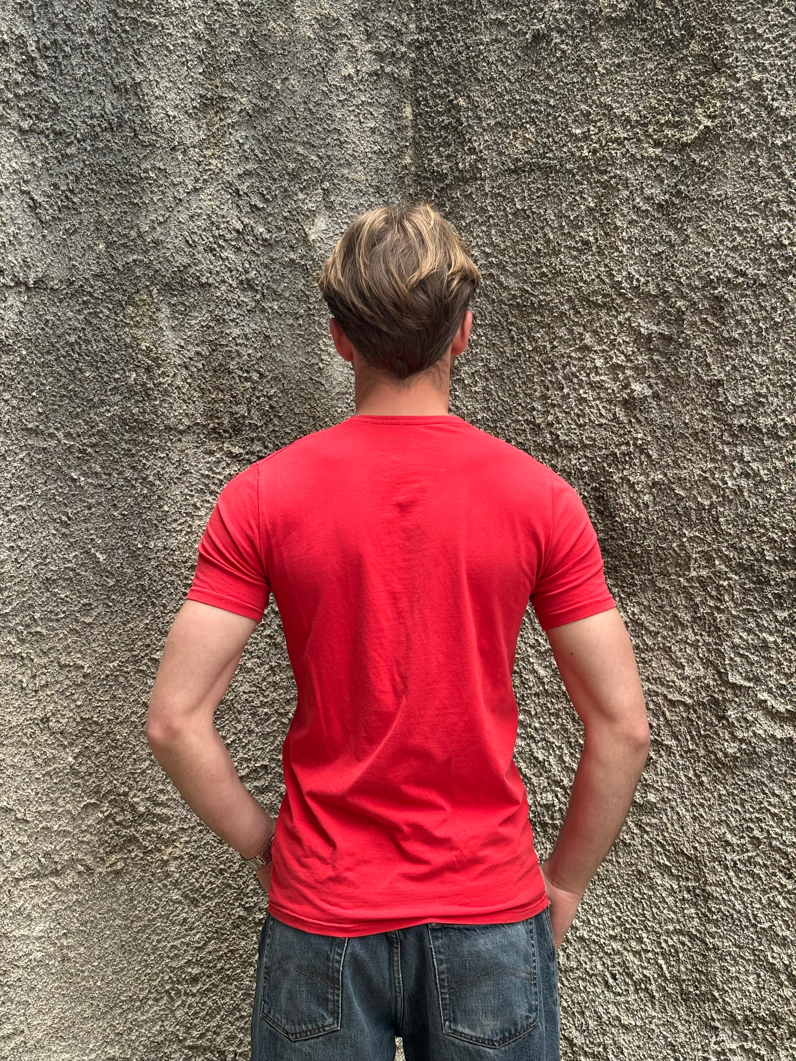 T-shirt Lacoste Rossa Logo Maxi