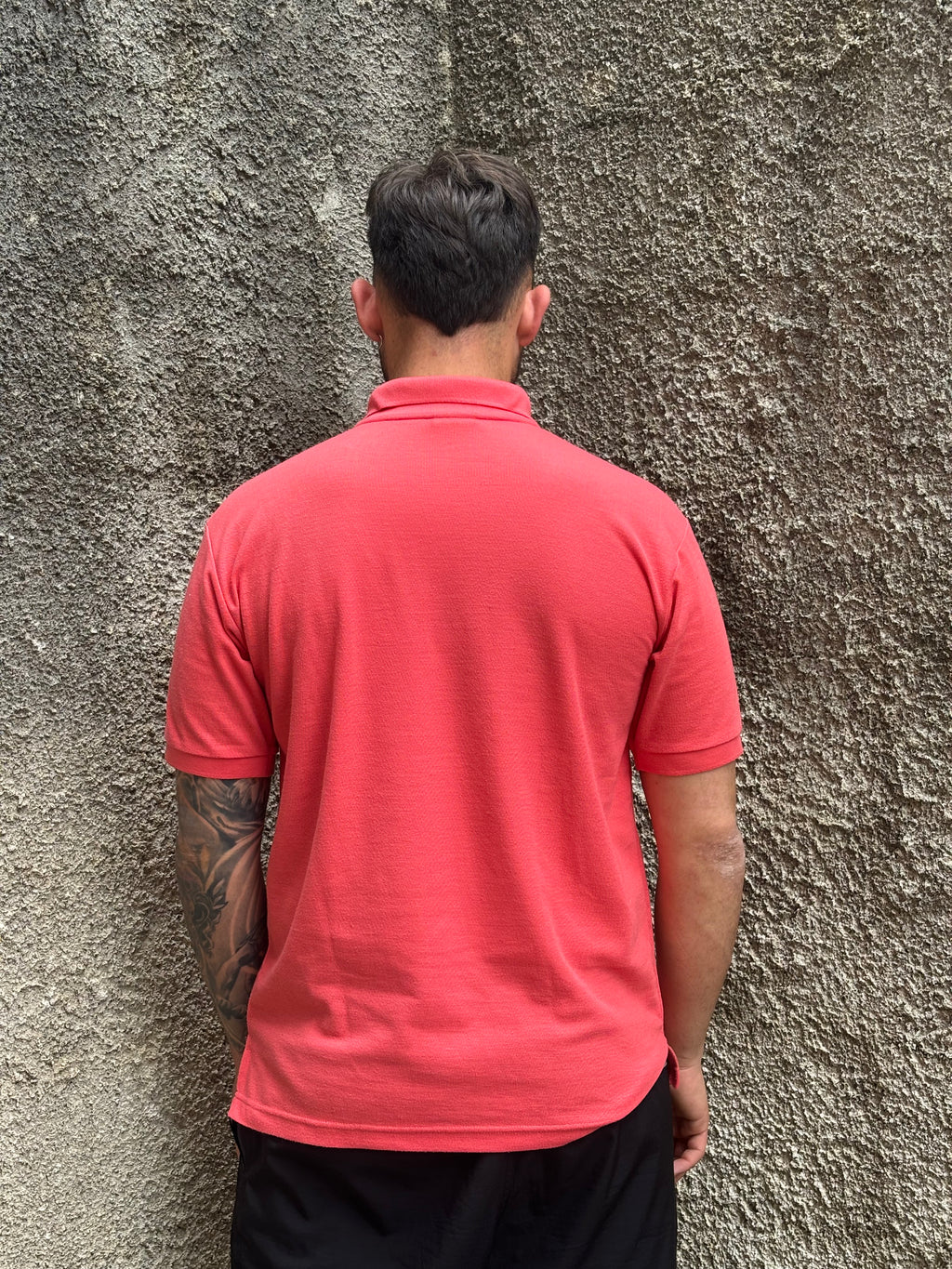 Polo Lacoste Uomo Rosa Antico con Logo Ricamato – Regular Fit