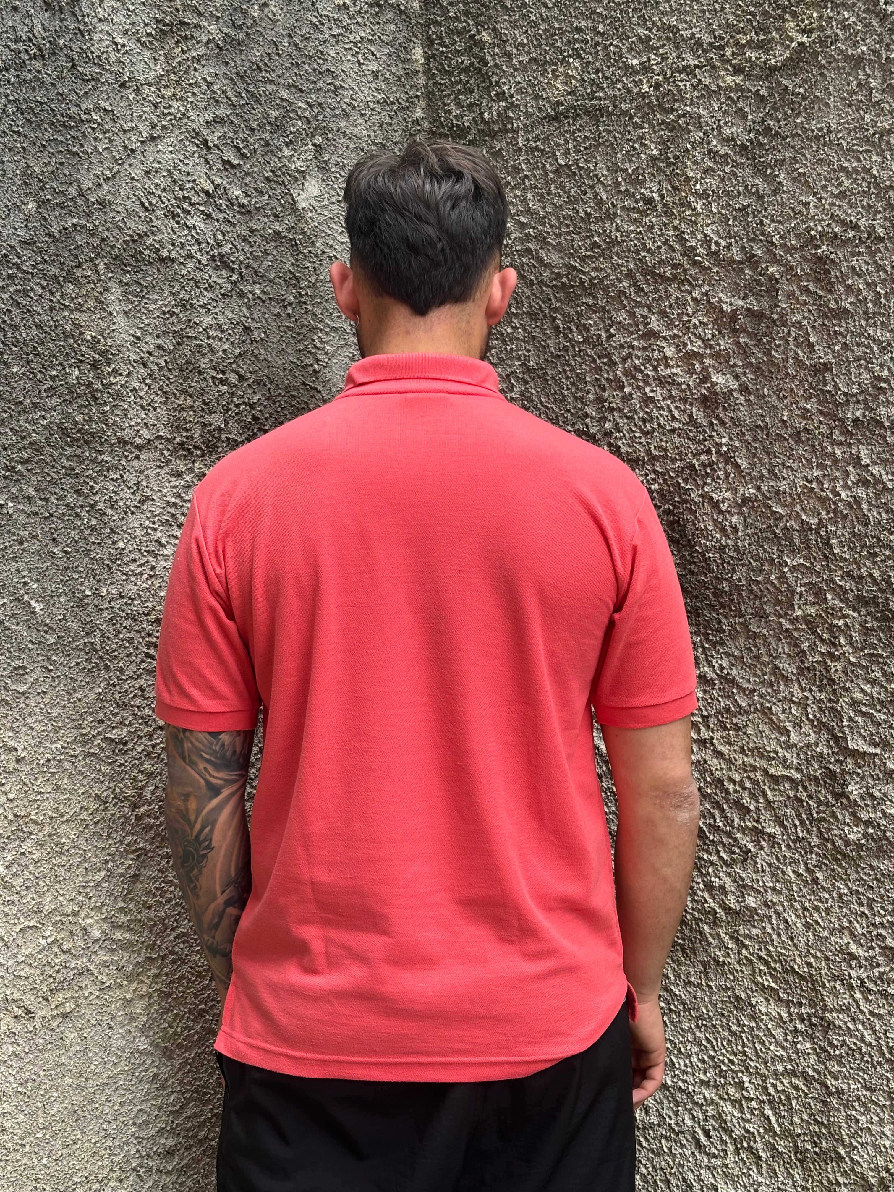 Polo Lacoste Uomo Rosa Antico con Logo Ricamato – Regular Fit