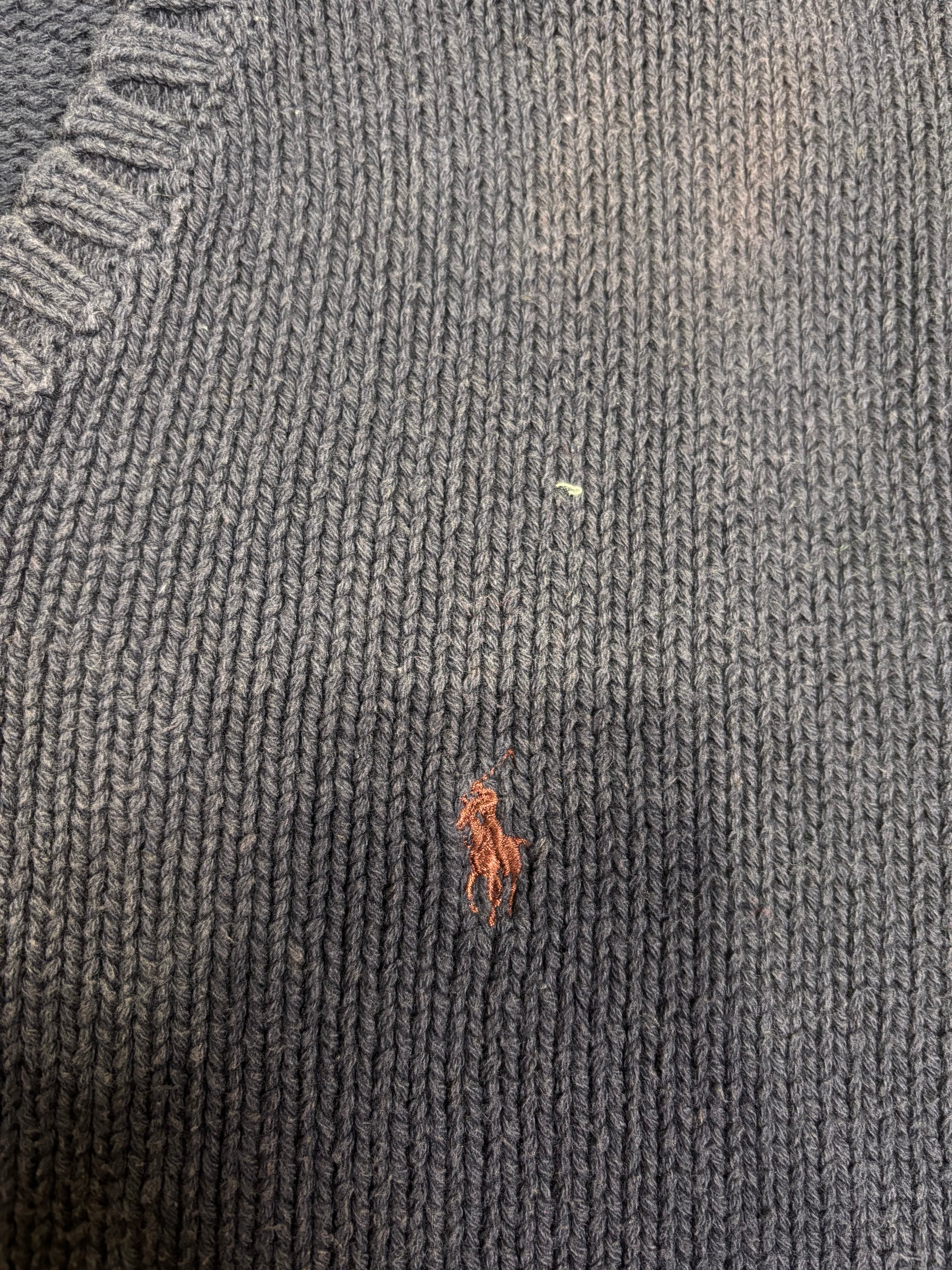 Polo Ralph Lauren Vintage Knit Vest – Navy Blue