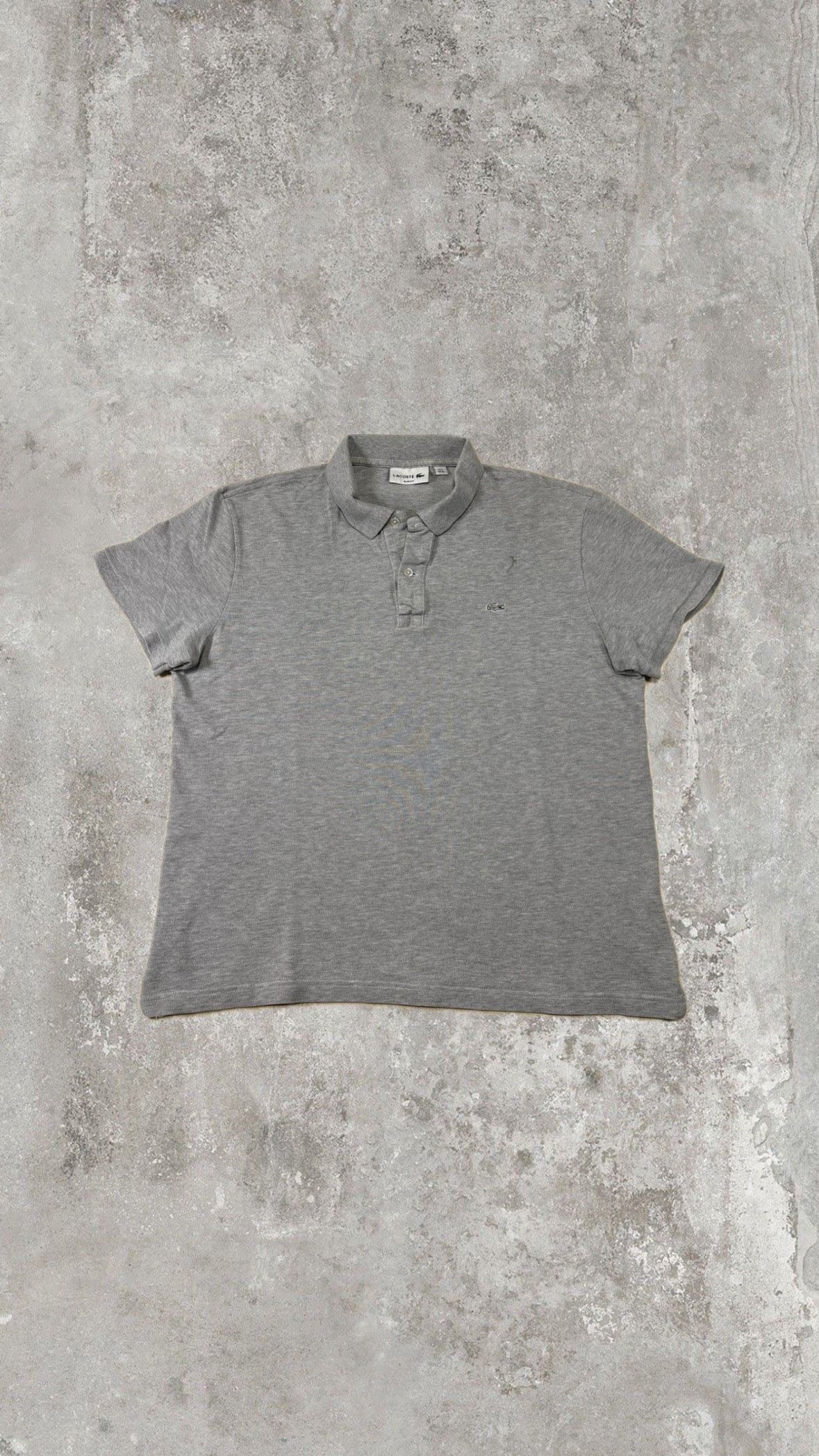 Polo Lacoste Uomo Grigia con Logo Ricamato – Regular Fit