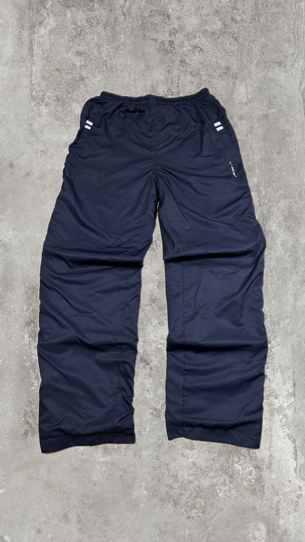 Nike Vintage Track Pants Blu Navy Loose Fit