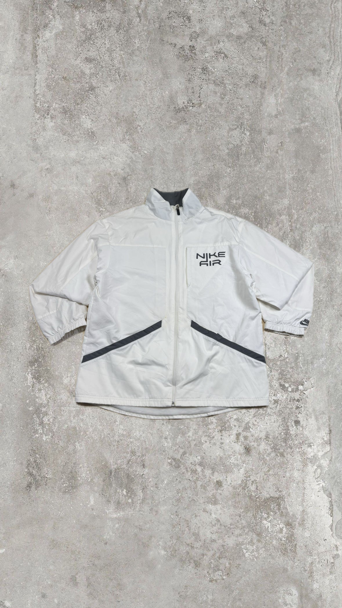 Nike Air White Full Zip Windbreaker Jacket