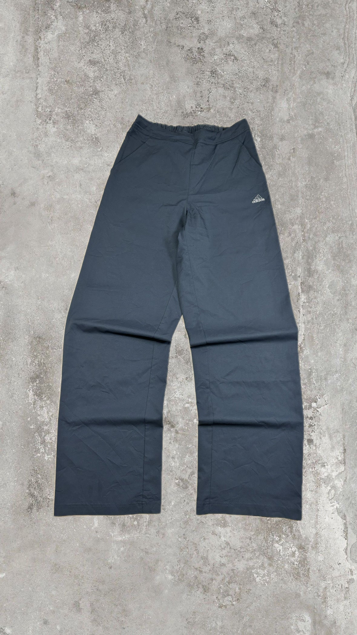 Adidas Vintage Track Pants Grigio Loose Fit