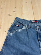 Jeans Bermuda Denim Tommy Hilfiger Vintage Baggy Donna