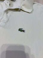 Polo Lacoste Uomo Avorio con Logo Ricamato – Regular Fit