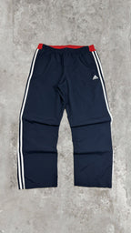 Adidas Vintage Track Pants Blu Navy Loose Fit