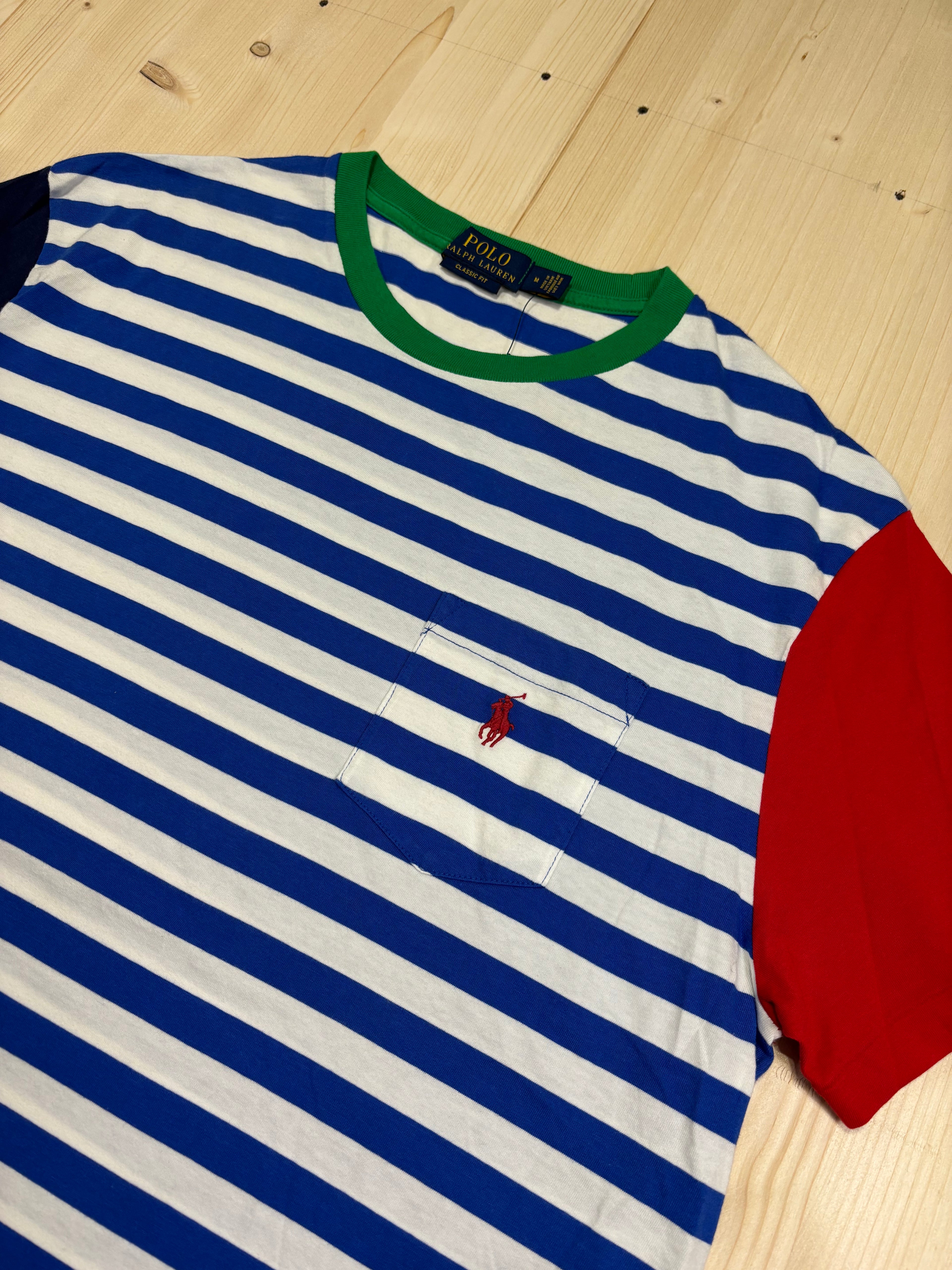 Polo Ralph Lauren Striped Pocket T-Shirt Multicolor NWT