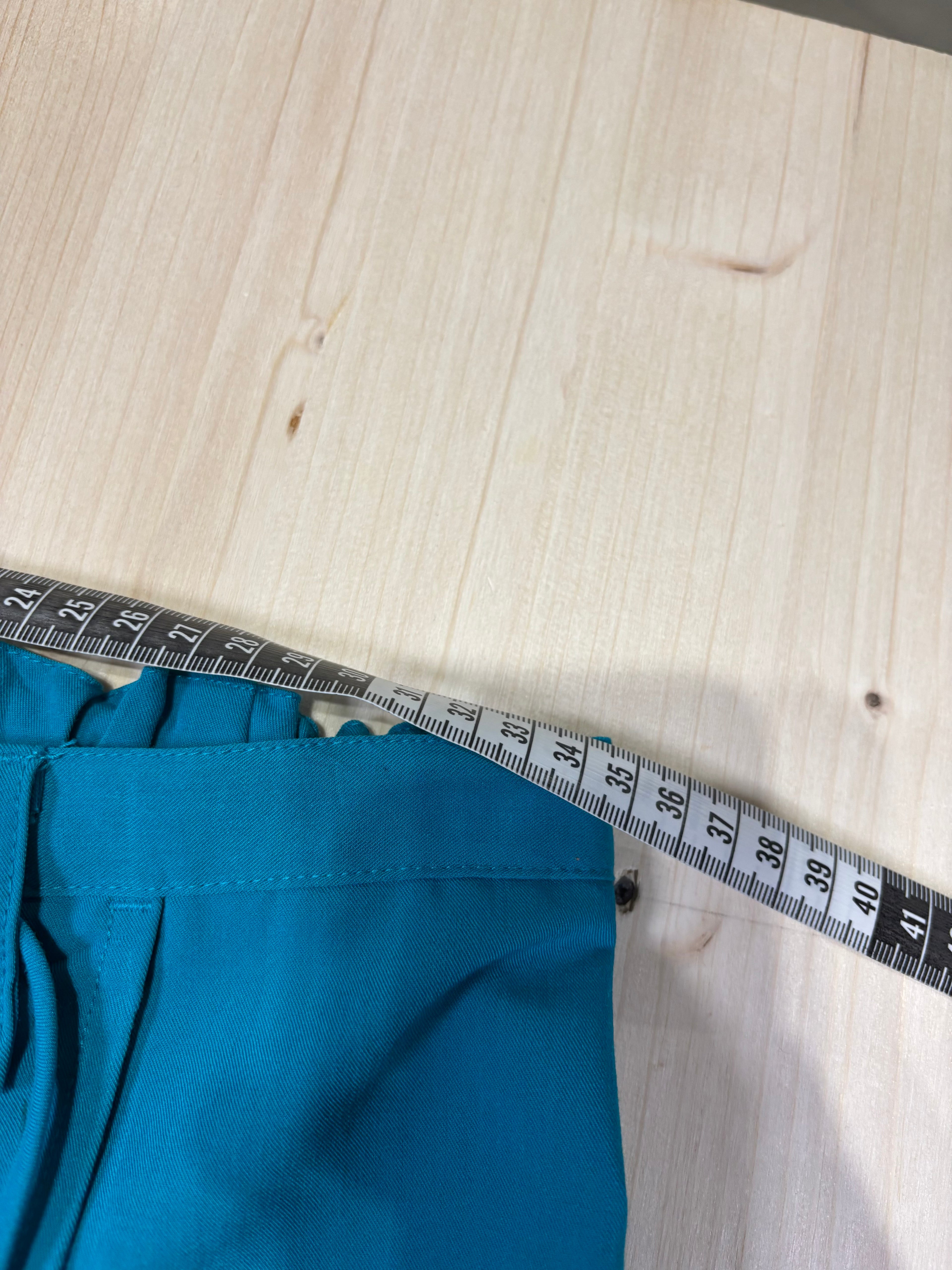 Pantalone Dickies Donna Verde Petrolio Cargo a Zampa