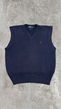 Polo Ralph Lauren Vintage Knit Vest – Navy Blue
